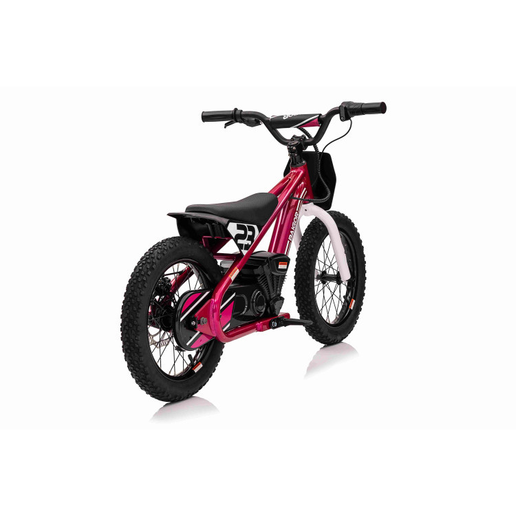 Girls 16 Inch Pink Off Road 24v Battery Phat-Boy Tyre Balance Bike - Image 9