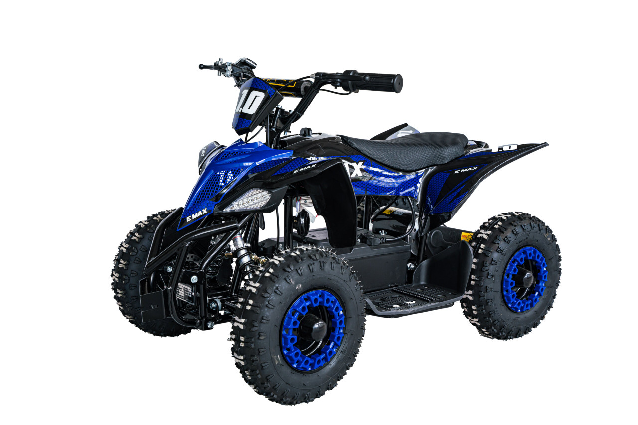 Kids Blue 1000W 48V Age 7-11 Battery Powered Electric Quad Bike
