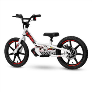 Kids White Fox Off Road 24v Lithium Battery 16 Inch Balance Bike